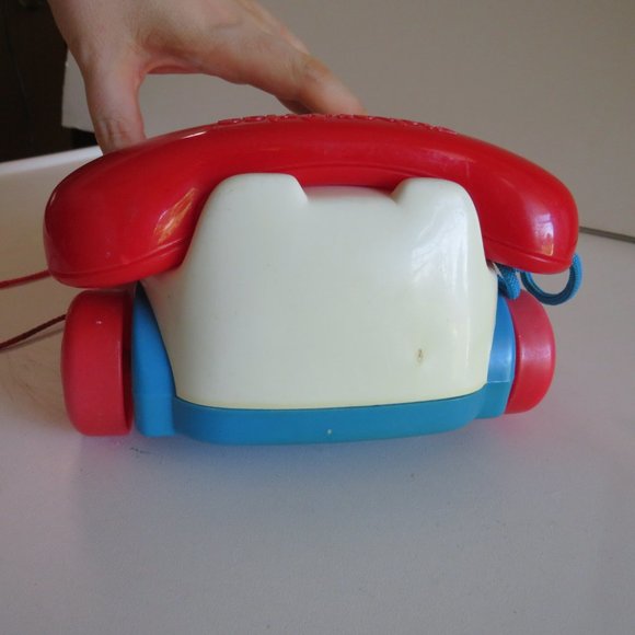 Fisher Price 1993 Telephone Pull Toy WORKS! read all descriptions & see pictures - Picture 8 of 13